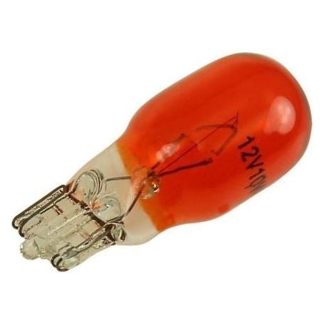 Bulb 12V 10W T13 Wedge red (10 pcs)