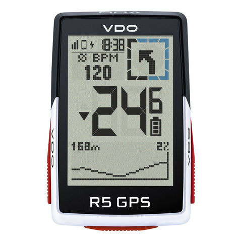 VDO Computer R5 GPS Set GPS, HR, cadence, speed, USB