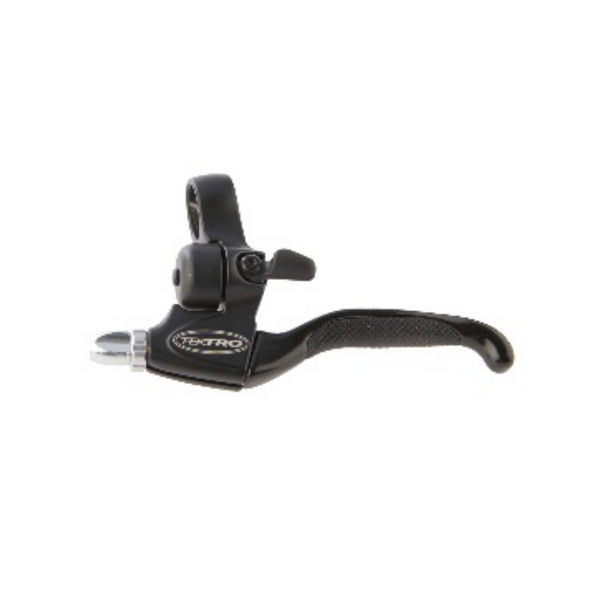 Tektro CL535F-TS V-brake brake lever 4-finger left black/black with bell (workshop packaging)