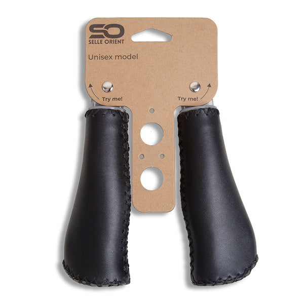 Set of handles leather 130 mm