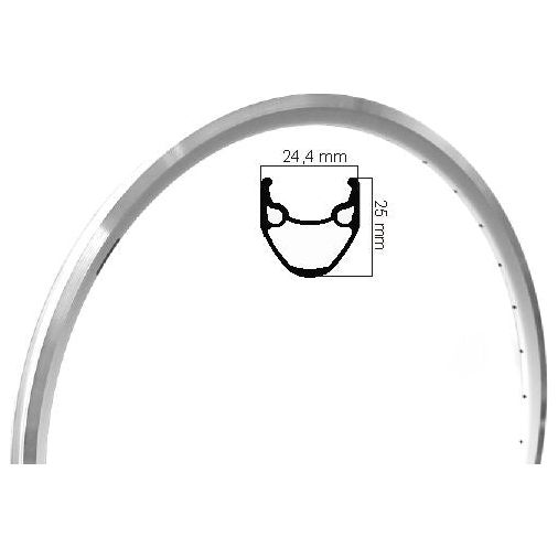 Ryde Velg x-plorer 28 inch 622 aluminium 36 gaats 14g