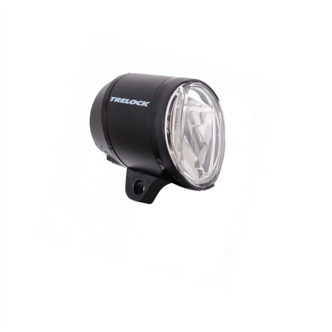 Trelock LED headlight LS 910 Prio 50 lux, suitable for 6-12V e-bike black, workshop packaging