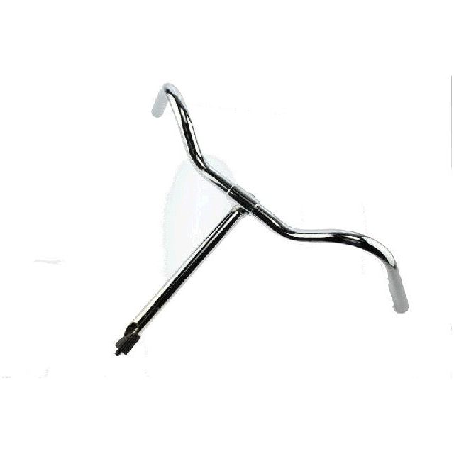 Humpert stuur 30cm chroom vast