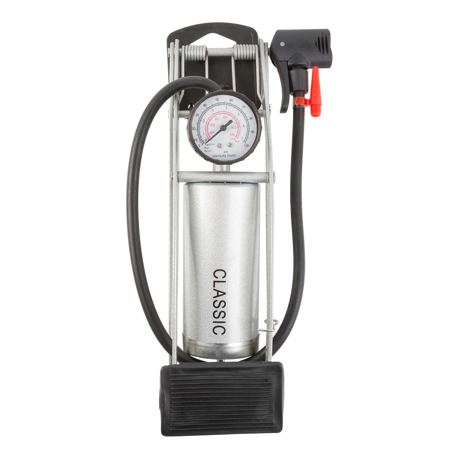 Pedal foot pump M-Wave Classic Base Power 1 cylinder