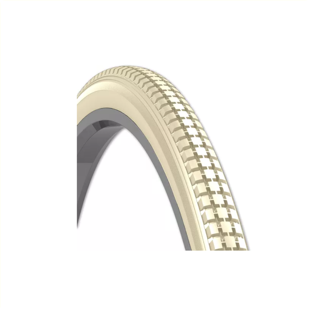 Buitenband: Rexway Legend (3.5mm Anti-lek), creme met reflectie Maat: 28x1 1 2 ETRTO 40-635