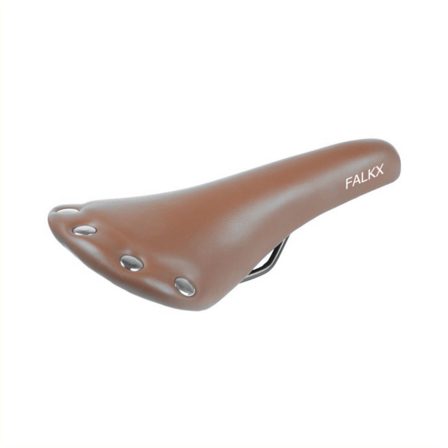 FALKX Saddle brown. leatherette. 275 x 140 mm, (workshop packaging) incl saddle strap