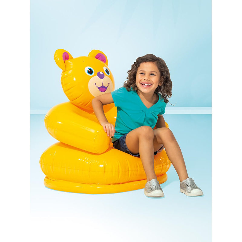 Load image into Gallery viewer, Intex Kinderstoel Happy Animal-Geel
