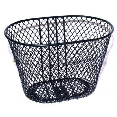 qt cycle tech children's basket steel 16/20 inch black fixed mounting 2007283