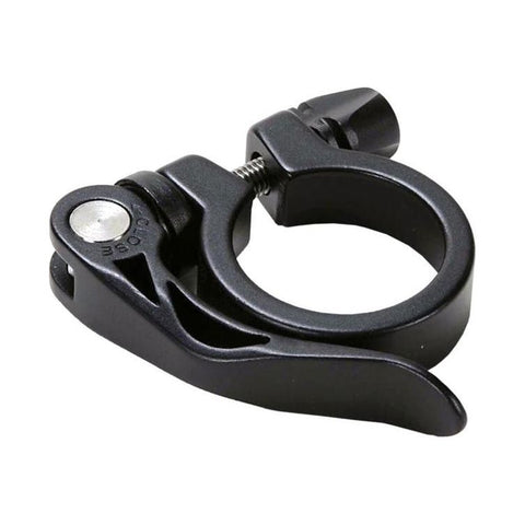 Hzb kalloy uno quick release saddle clamp quick release alu black 34.9 mm