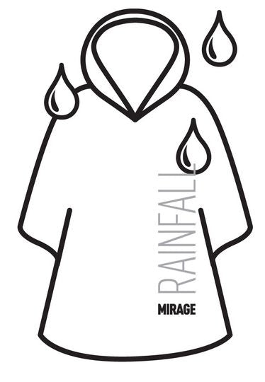Mirage | poncho | Polyester | Black