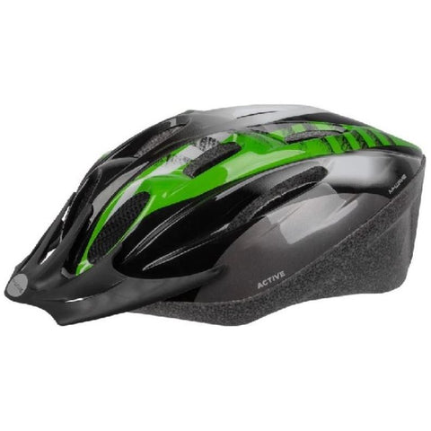 helmet active atb/race green striped