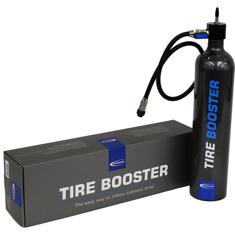 Schwalbe tire booster air pump tubeless incl mounting belt 6080.01