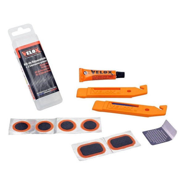 Velox tire repair kit mini 6 patches-solution-2 tire levers
