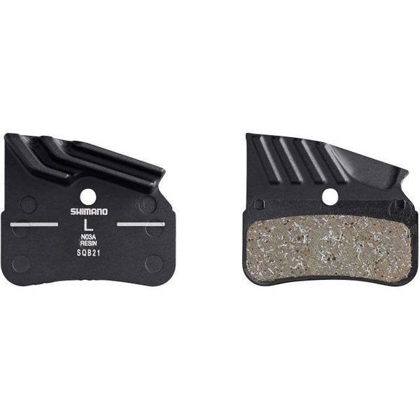 Disc brake pad set Shimano N03A Resin with cooling fins