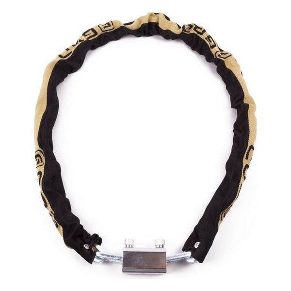 Gad Star chain lock, 8x1200 black. Brass with 2 pins