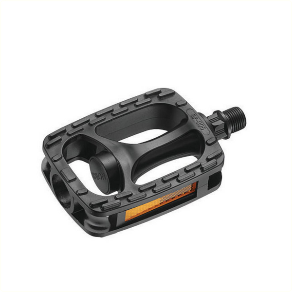 Union pedals SP-305. 9/16 Plastic, black (hang packaging)