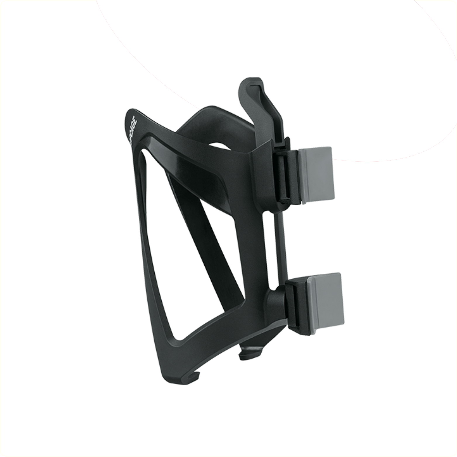 SKS Bottle cage and SKS Bottle attachment "Anywhere" with topcage, matt black