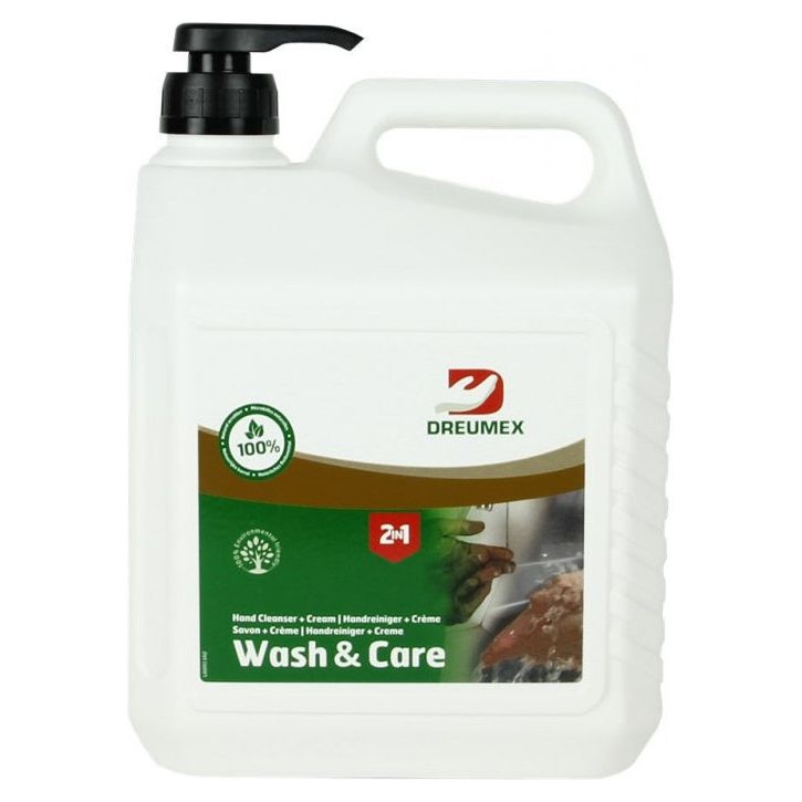 Dreumex hand cleaner wash &amp; care 3l can with pump