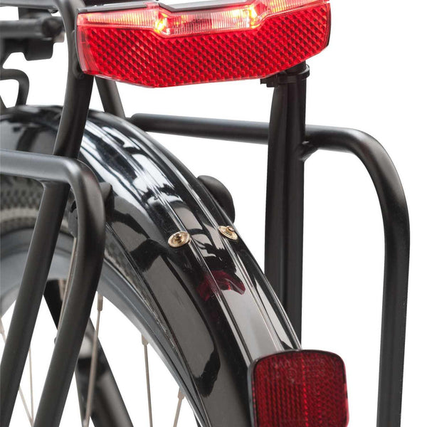 rear light Blueline 80 mm LED hub dynamo / bicycle battery red