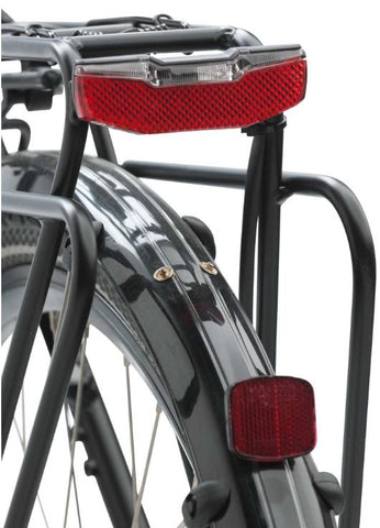 rear light Blueline 80 mm LED hub dynamo / bicycle battery red