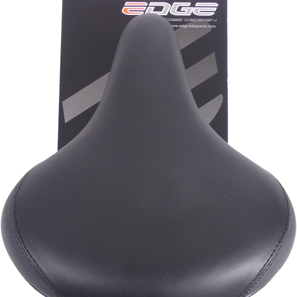 Bicycle saddle Edge City Protect - Black - with corner protection