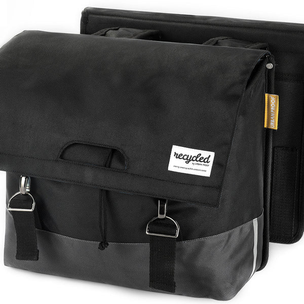 UrbanProof double bicycle bag 55L recycled black/grey