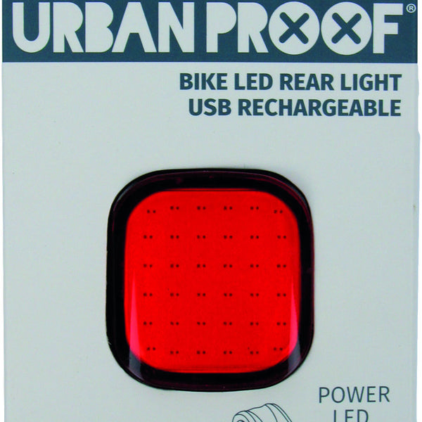 UrbanProof high power rear light red USB