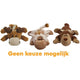 Kong cozie naturals - hondenspeelgoed - assorti