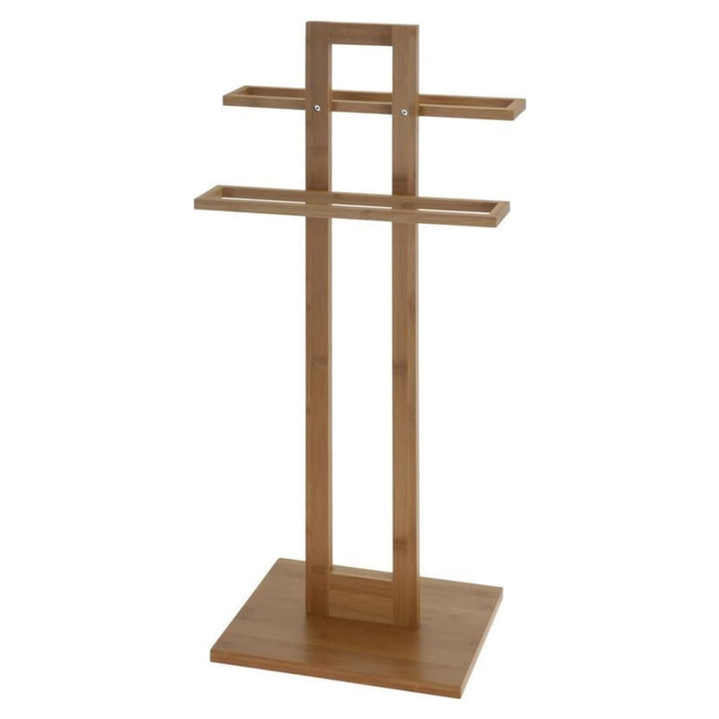 Load image into Gallery viewer, Bathroom Solutions Bathroom Solutions Handdoekenrek bamboe 38x32,5x70 cm
