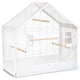 Beeztees Beeztees Vogelkooi Yara 71x35x70 cm metaal wit