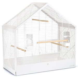 Beeztees Beeztees Vogelkooi Yara 71x35x70 cm metaal wit