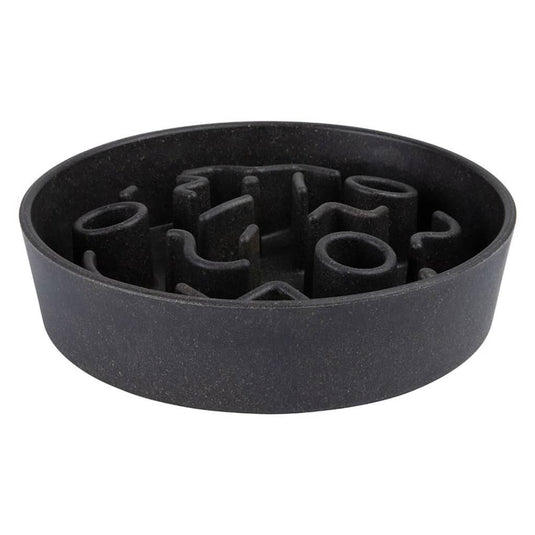 DISTRICT70 DISTRICT70 Slowfeeder voor honden 21 cm bamboe donkergrijs