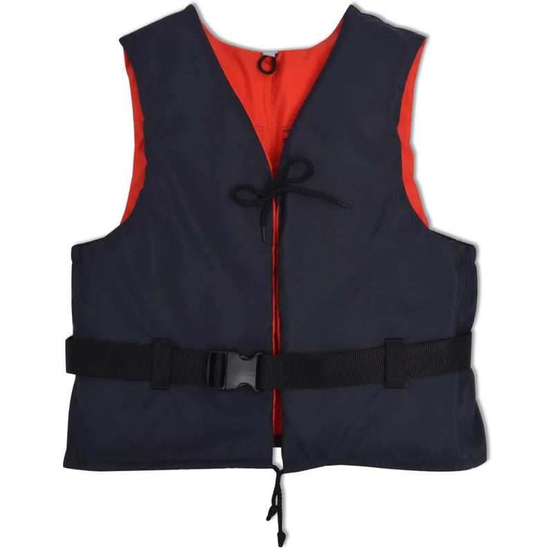Load image into Gallery viewer, VidaXL Zwemvesten 50 N 30-50 kg marineblauw 4 st
