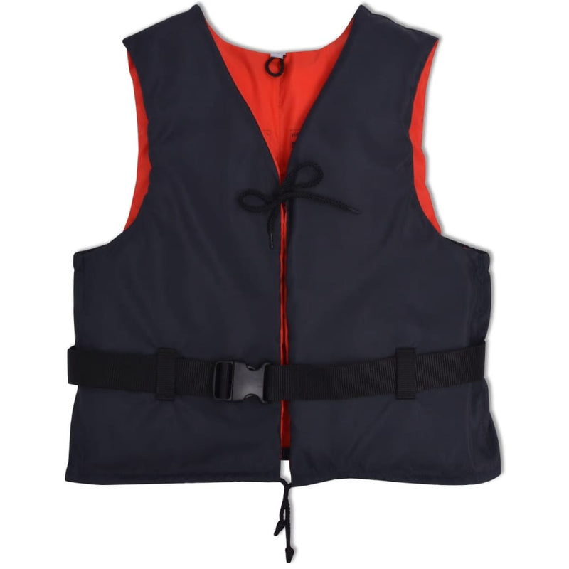 Load image into Gallery viewer, VidaXL Zwemvesten 50 N 50-70 kg marineblauw 4 st
