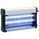 VidaXL Vliegendoder 30 W aluminium zwart