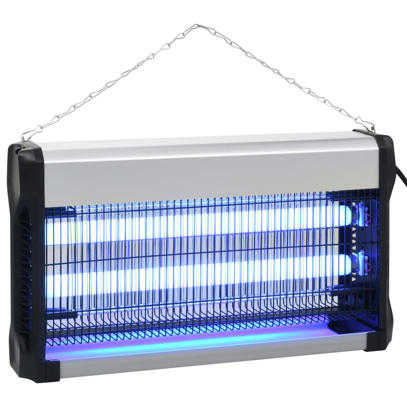 Load image into Gallery viewer, VidaXL Vliegendoder 30 W aluminium zwart
