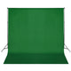 VidaXL Achtergrondsysteem 600x300 cm groen