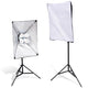 VidaXL Lampstatief 2 st met softbox