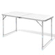 VidaXL Campingtafel inklapbaar en verstelbaar 120x60 cm aluminium