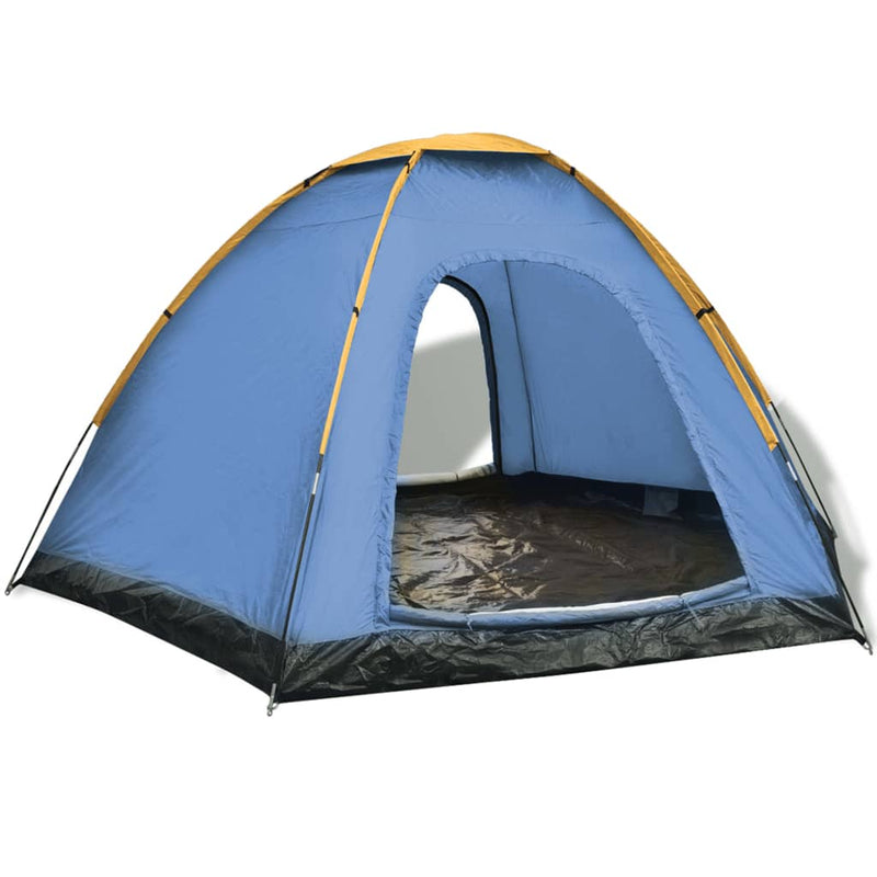 Load image into Gallery viewer, VidaXL Tent 6-persoons blauw en geel
