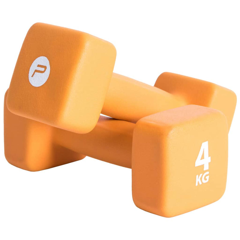 Load image into Gallery viewer, Pure2Improve Pure2Improve Halterset 2x4 kg neopreen oranje
