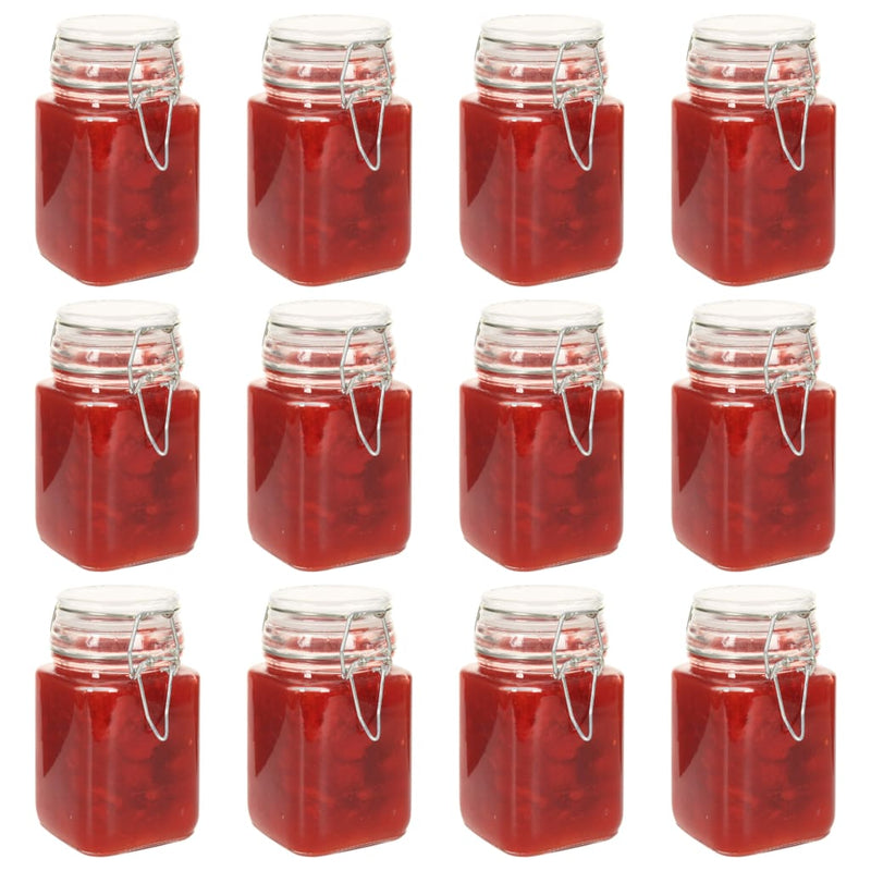 Load image into Gallery viewer, VidaXL Jampotten met sluiting 12 st 260 ml glas
