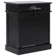 VidaXL Schoenenkast 50x28x58 cm paulowniahout zwart