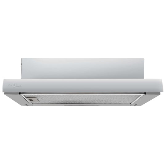 VidaXL Afzuigkap inbouw slank 480 m³ u aluminium roestvrij staal
