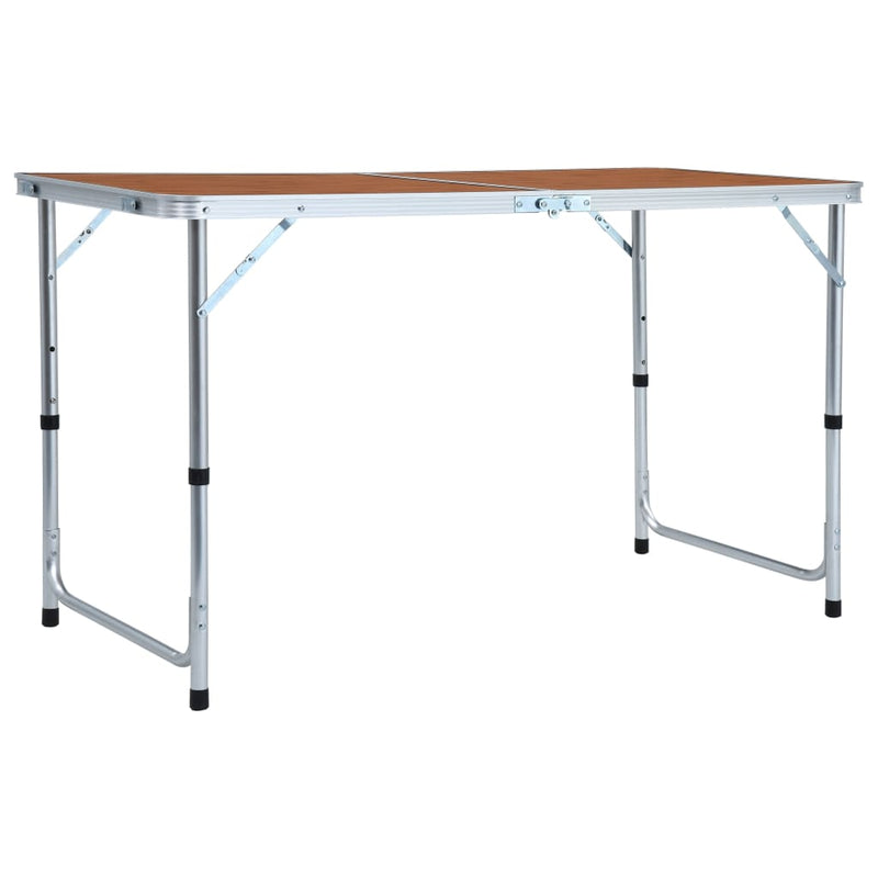 Load image into Gallery viewer, VidaXL Campingtafel inklapbaar 120x60 cm aluminium
