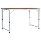 VidaXL Campingtafel inklapbaar 120x60 cm aluminium