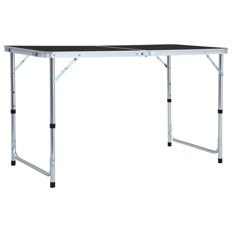 Load image into Gallery viewer, VidaXL Campingtafel inklapbaar 120x60 cm aluminium grijs
