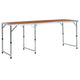 VidaXL Campingtafel inklapbaar 180x60 cm aluminium