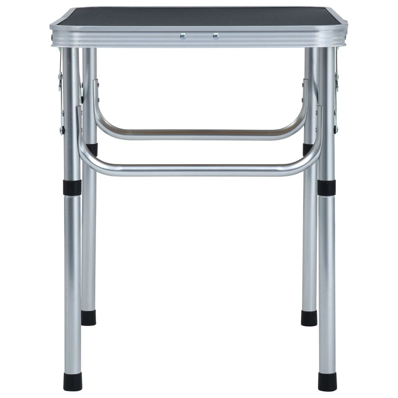 Load image into Gallery viewer, VidaXL Campingtafel inklapbaar 60x45 cm aluminium grijs
