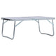 VidaXL Campingtafel inklapbaar 60x40 cm aluminium wit